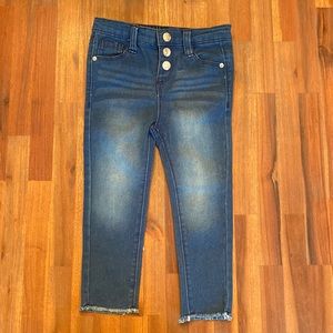 Jessica Simpson Button Front Skinny Jeans